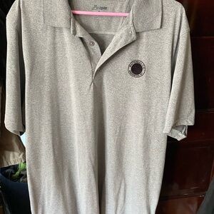 Patagonia Heather Gray Polo with Small Chest Emblem XL